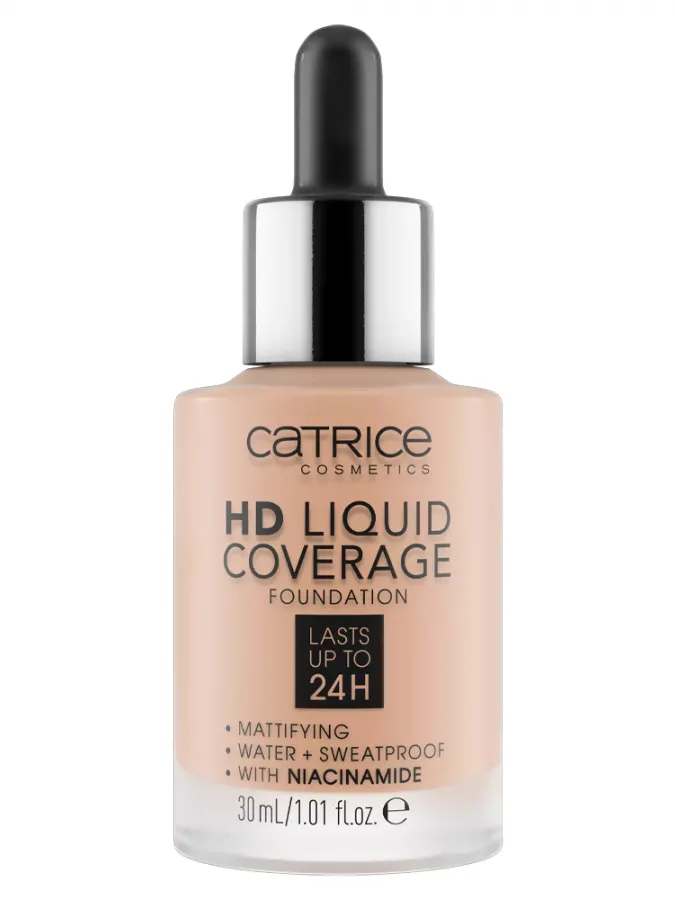 Catrice HD Liquid Coverage Liquid Make Up Foundation 30ml #020 Rose Beige