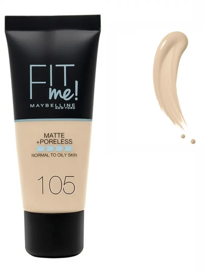 Maybelline Fit Me Matte + Poreless Foundation 30ml #105 Natural Ivory
