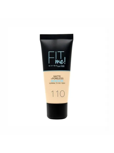 Maybelline Fit Me Matte + Poreless Foundation 30ml #110 Porcelain