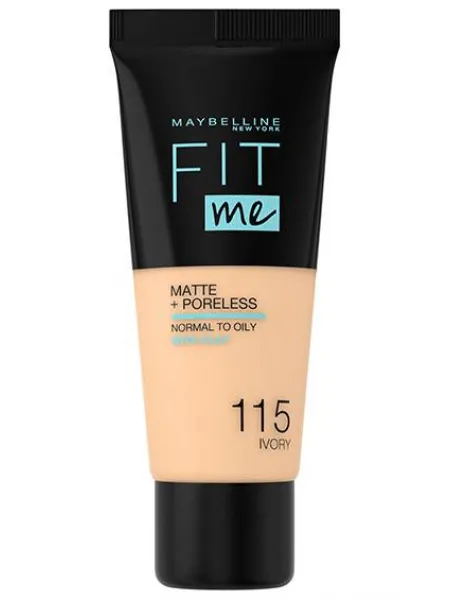 Maybelline Fit Me Matte + Poreless Foundation 30ml #115 Ivory
