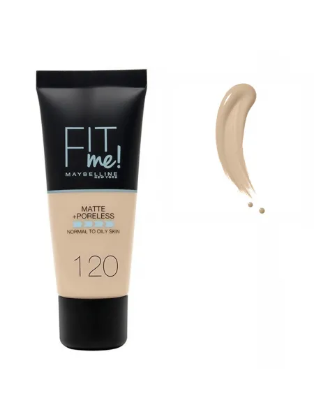 Maybelline Fit Me Matte + Poreless Foundation 30ml #120 Classic Ivory