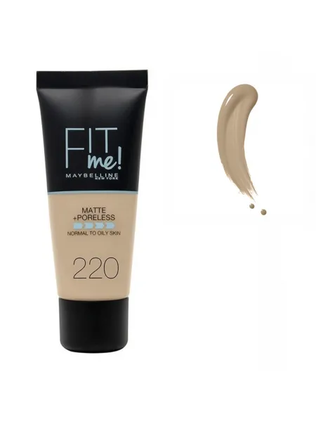 Maybelline Fit Me Matte + Poreless Foundation 30ml #220 Natural Beige
