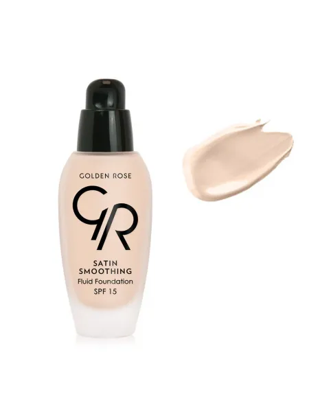 Golden Rose Satin Smoothing Fluid Foundation SPF15 34ml - #23