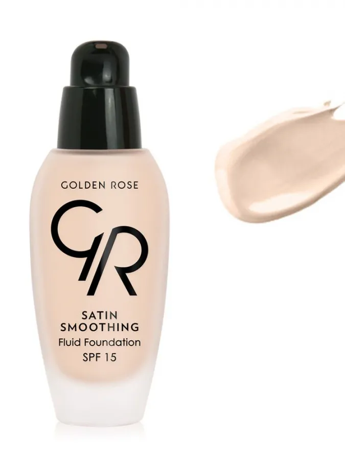 Golden Rose Satin Smoothing Fluid Foundation SPF15 34ml - #23 Golden Rose Satin Smoothing Fluid Foundation SPF15 34ml - #23