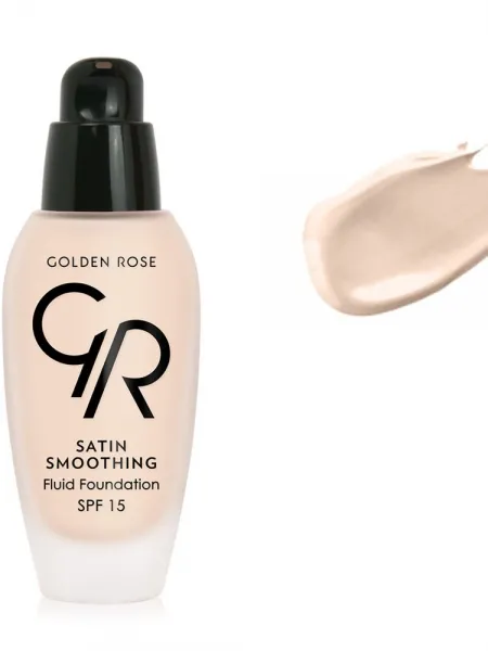 Golden Rose Satin Smoothing Fluid Foundation SPF15 34ml - #24