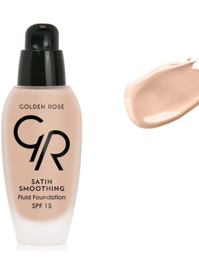 Golden Rose Satin Smoothing Fluid Foundation SPF15 34ml - #28