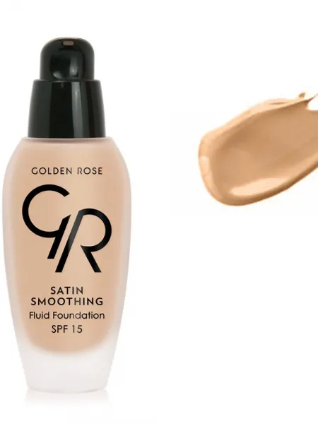 Golden Rose Satin Smoothing Fluid Foundation SPF15 34ml - #34