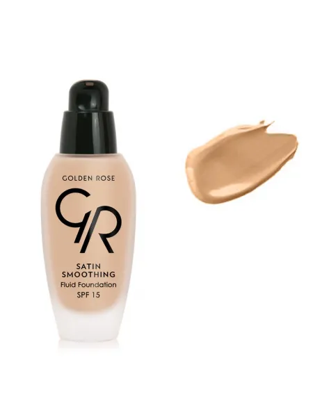 Golden Rose Satin Smoothing Fluid Foundation SPF15 34ml - #34
