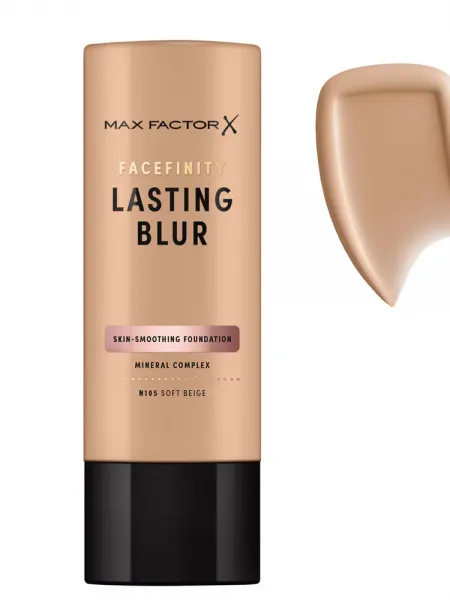 Max Factor Facefinity Lasting Blur Foundation Make Up 35ml #105N Soft Beige