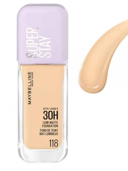 Maybelline Super Stay Lumi Matte Liquid Make Up Foundation 35ml #118