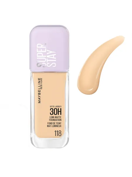 Maybelline Super Stay Lumi Matte Liquid Make Up Foundation 35ml #118