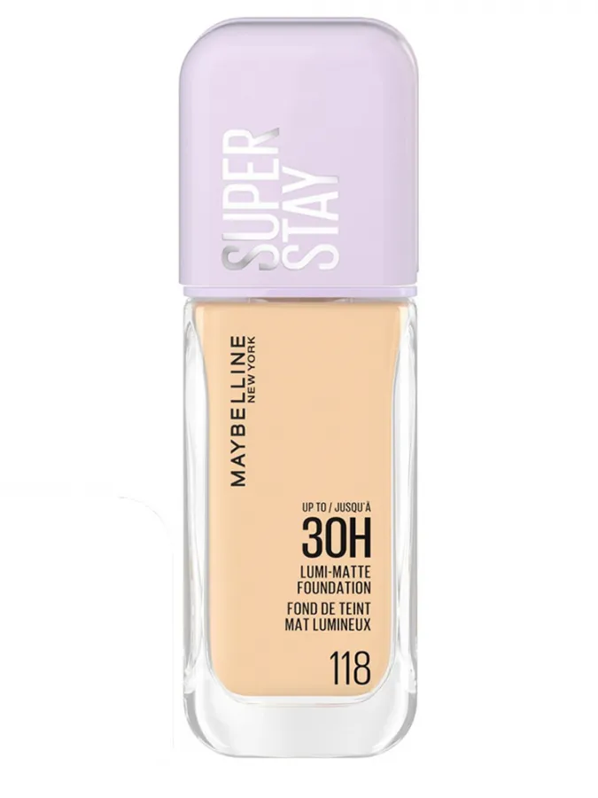 Maybelline Super Stay Lumi Matte Liquid Make Up Foundation 35ml #118