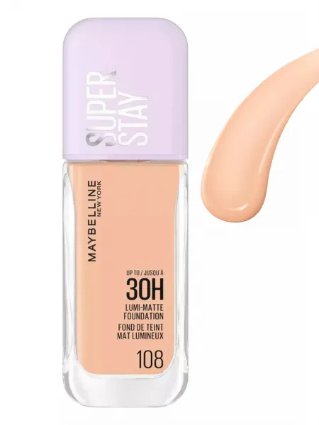 Maybelline Super Stay Lumi Matte Liquid Make Up Foundation 35ml #108
