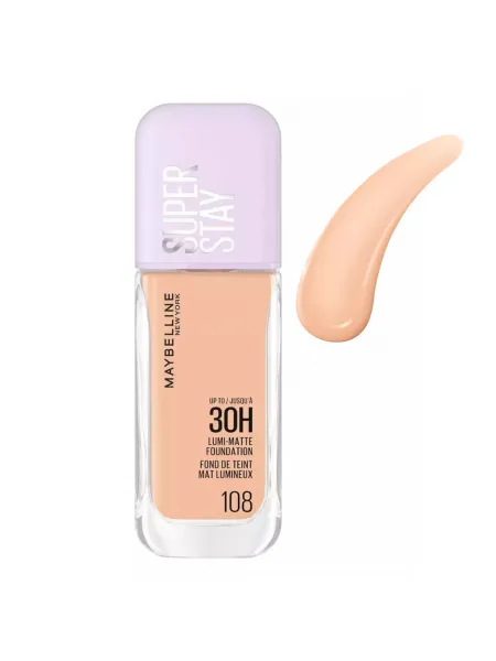 Maybelline Super Stay Lumi Matte Liquid Make Up Foundation 35ml #108