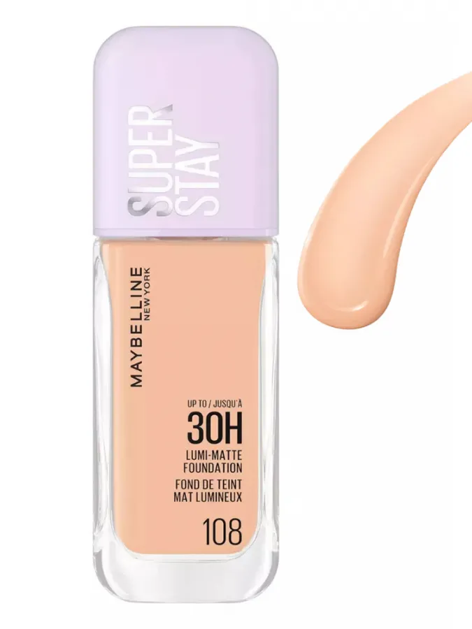 Maybelline Super Stay Lumi Matte Liquid Make Up Foundation 35ml #108