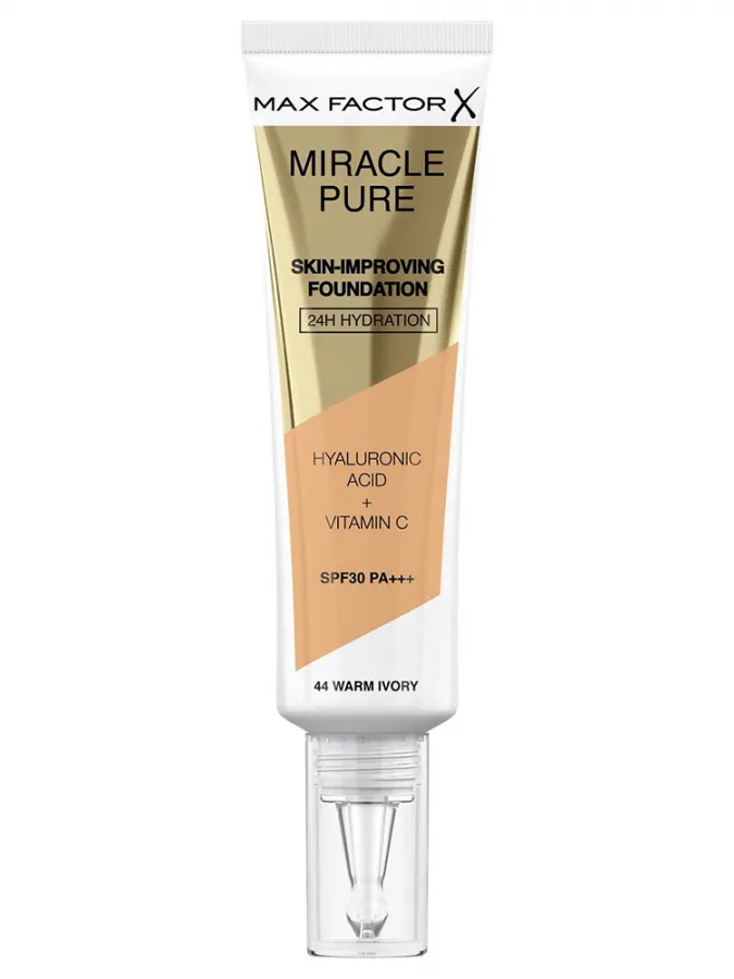 Max Factor Miracle Miracle Pure SPF30 Skin Improving Foundation 30ml - 044 Warm Ivory