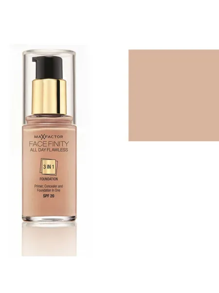 Max Factor Facefinity 3 in 1 Foundation SPF20 30ml  (40 Light Ivory)