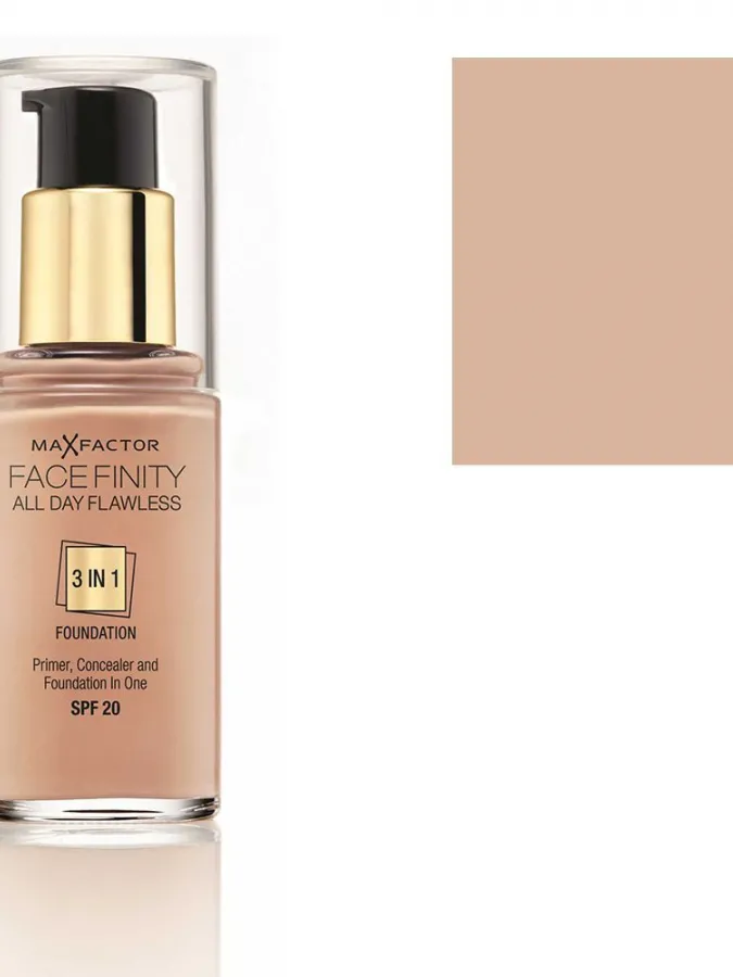 Max Factor Facefinity 3 in 1 Foundation SPF20 30ml  (40 Light Ivory)