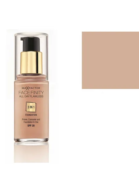 Max Factor Facefinity 3 in 1 Foundation SPF20 30ml  (50 Natural)