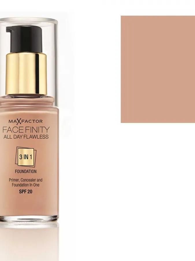 Max Factor Facefinity 3 in 1 Foundation SPF20 30ml  (55 Beige)