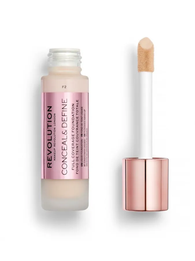 Makeup Revolution Conceal & Define Full Coverage Foundation 23ml #F2 