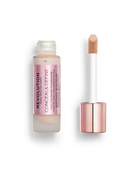 Makeup Revolution Conceal & Define Full Coverage Foundation 23ml #F4