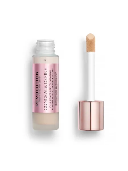Makeup Revolution Conceal & Define Full Coverage Foundation 23ml #F6