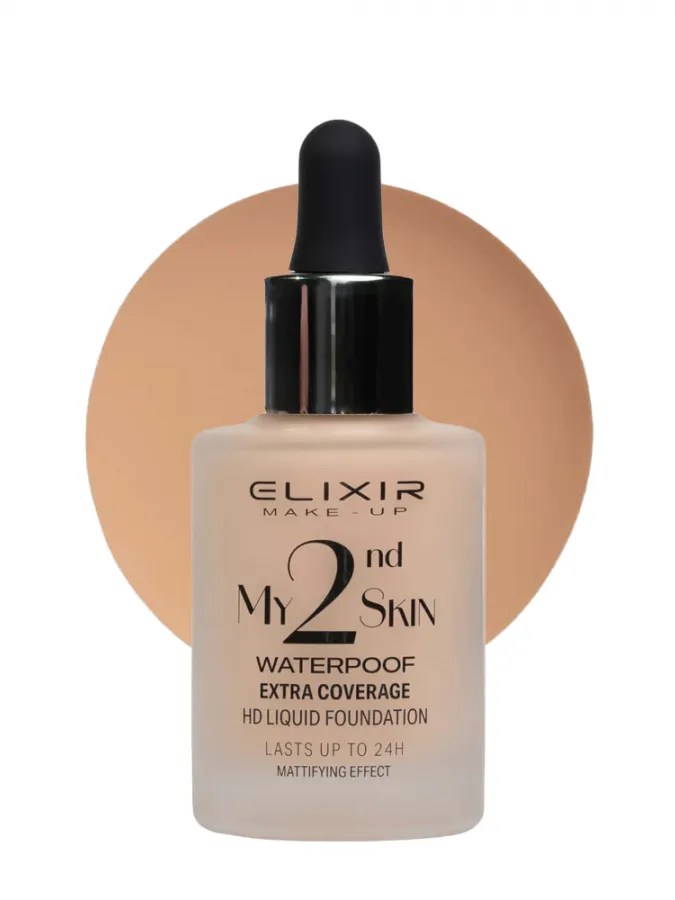 Elixir My 2nd Skin Waterproof Foundation 30ml - Αδιάβροχη Κάλυψη & Φυσικό Αποτέλεσμα (#03)