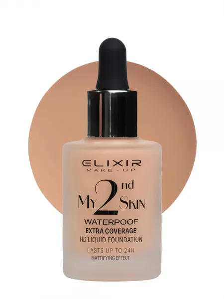Elixir My 2nd Skin Waterproof Foundation 30ml - Αδιάβροχη Κάλυψη & Φυσικό Αποτέλεσμα (#04)
