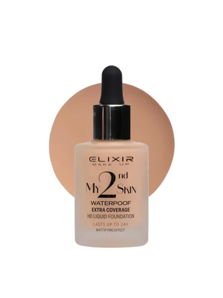 Elixir My 2nd Skin Waterproof Foundation 30ml - Αδιάβροχη Κάλυψη & Φυσικό Αποτέλεσμα (#04)