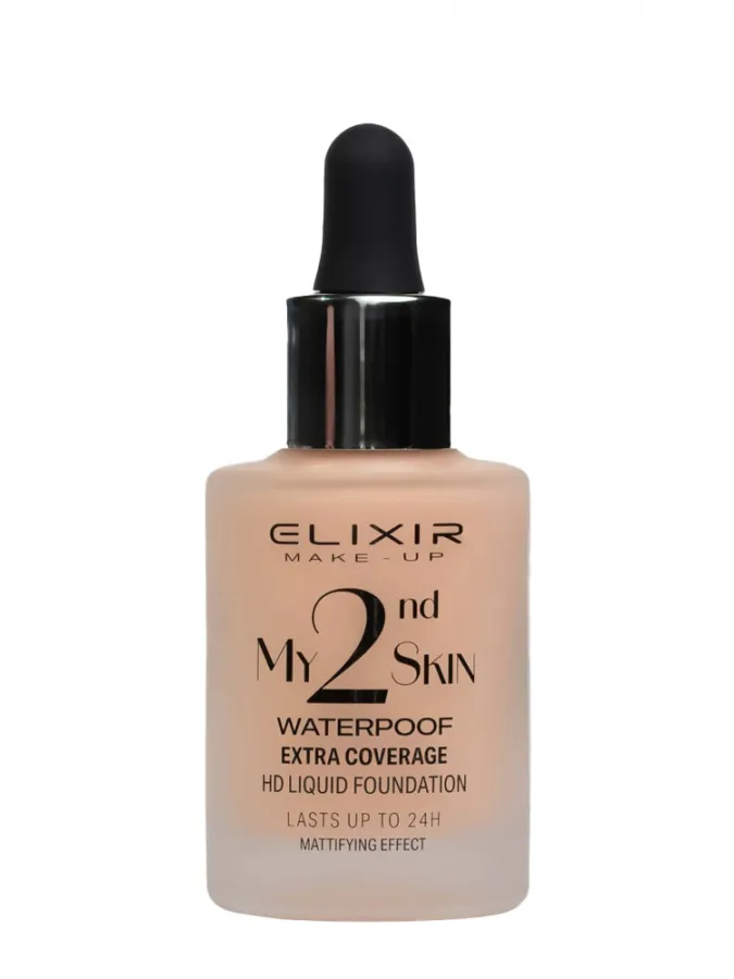 Elixir My 2nd Skin Waterproof Foundation 30ml - Αδιάβροχη Κάλυψη & Φυσικό Αποτέλεσμα (#04)