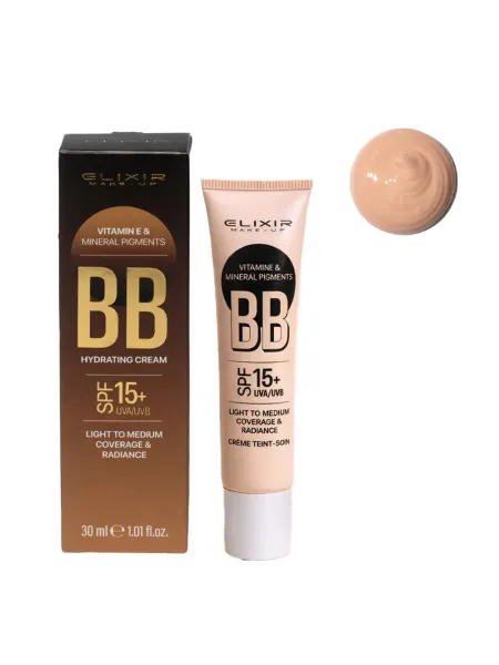 Elixir BB Hydrating Cream SPF15 - Ενυδατική Κρέμα με Χρώμα 30ml #384-01