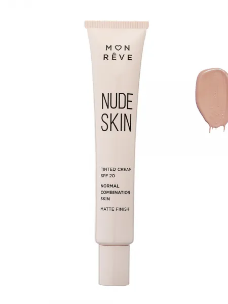 Mon Reve Nude Skin Normal to Combination Skin SPF 20 - Κρέμα με Χρώμα για Φυσικό Ματ Αποτέλεσμα 30ml #101 (LIGHT)