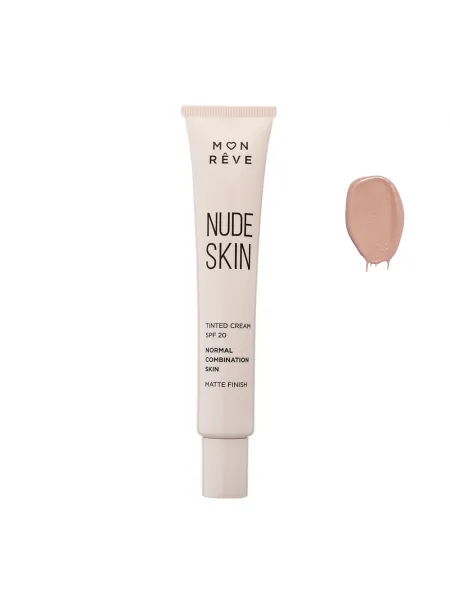 Mon Reve Nude Skin Normal to Combination Skin SPF 20 - Κρέμα με Χρώμα για Φυσικό Ματ Αποτέλεσμα 30ml #101 (LIGHT)