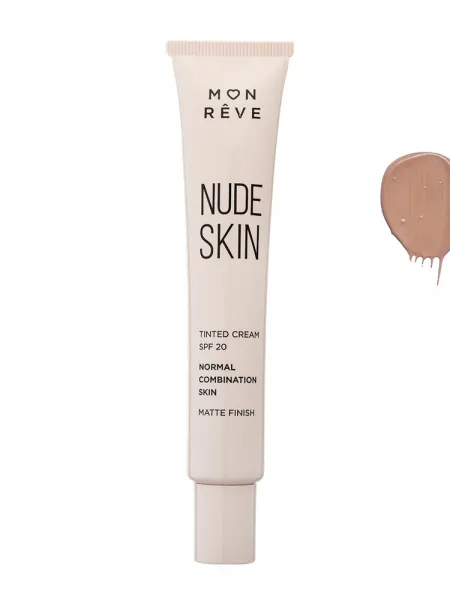 Mon Reve Nude Skin Normal to Combination Skin SPF 20 - Κρέμα με Χρώμα για Φυσικό Ματ Αποτέλεσμα 30ml #102 (MEDIUM)