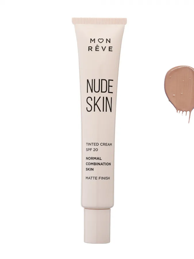 Mon Reve Nude Skin Normal to Combination Skin SPF 20 - Κρέμα με Χρώμα για Φυσικό Ματ Αποτέλεσμα 30ml #102 (MEDIUM)