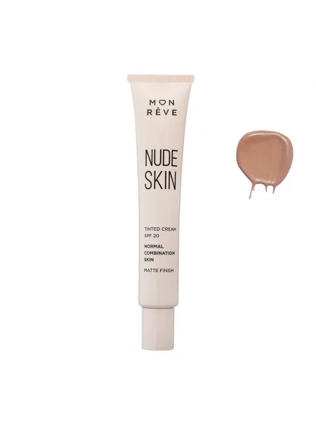 Mon Reve Nude Skin Normal to Combination Skin SPF 20 - Κρέμα με Χρώμα για Φυσικό Ματ Αποτέλεσμα 30ml #103 (DARK)