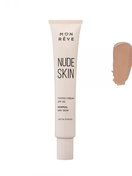 Mon Reve Nude Skin Normal to Dry Skin SPF 20 - Ενυδατική Κρέμα με Χρώμα για Φυσική Κάλυψη 30ml #103 (DARK)