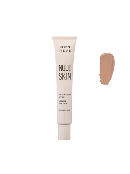Mon Reve Nude Skin Normal to Dry Skin SPF 20 - Ενυδατική Κρέμα με Χρώμα για Φυσική Κάλυψη 30ml #103 (DARK)