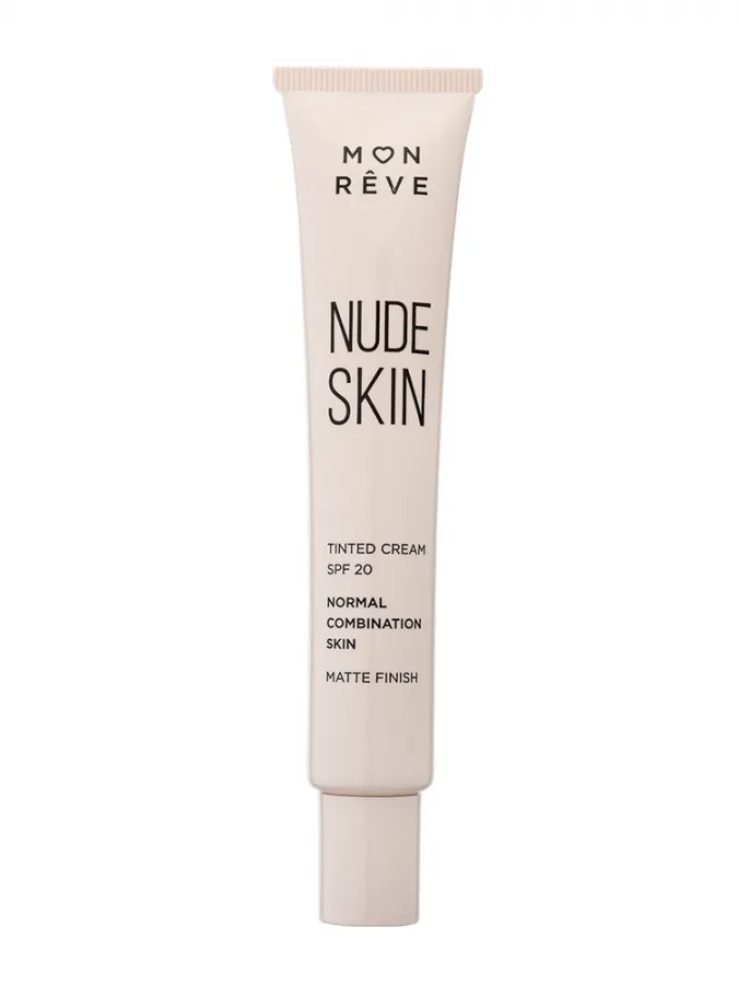 Mon Reve Nude Skin Normal to Combination Skin SPF 20 - Κρέμα με Χρώμα για Φυσικό Ματ Αποτέλεσμα 30ml #101 (LIGHT)