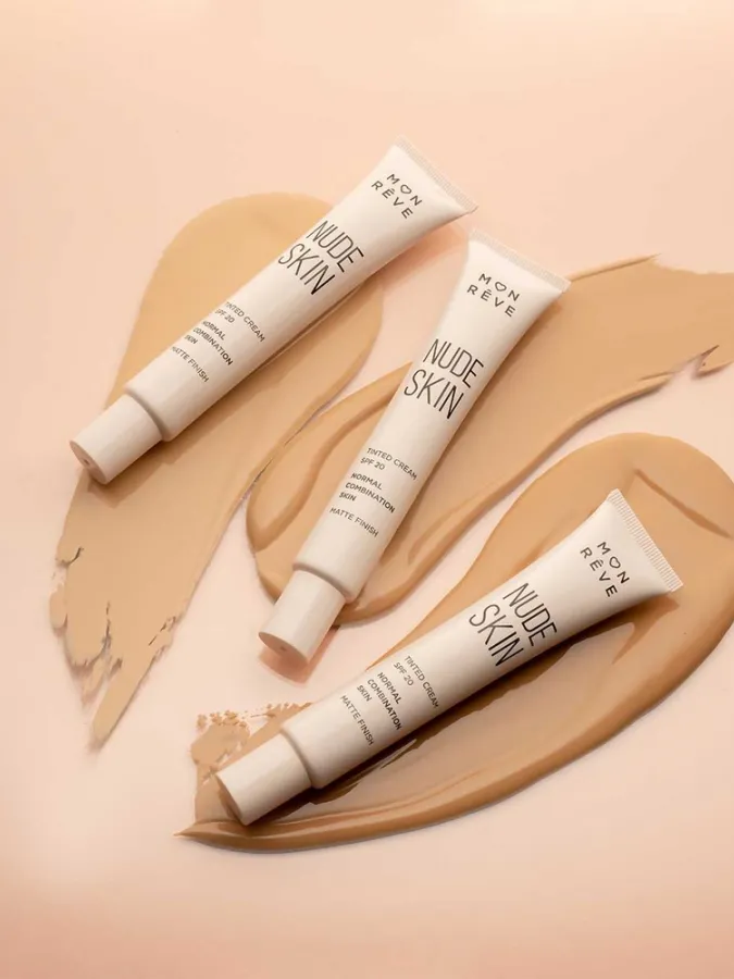 Mon Reve Nude Skin Normal to Combination Skin SPF 20 - Κρέμα με Χρώμα για Φυσικό Ματ Αποτέλεσμα 30ml #101 (LIGHT)