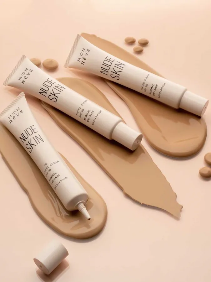 Mon Reve Nude Skin Normal to Dry Skin SPF 20 - Ενυδατική Κρέμα με Χρώμα για Φυσική Κάλυψη 30ml #101