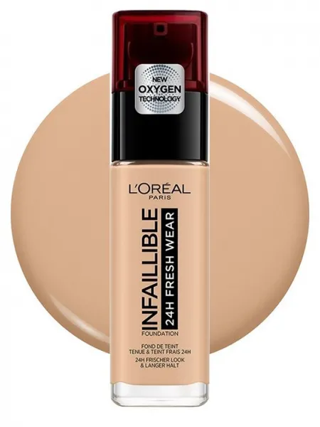 L'Oreal Infaillible 24H Fresh Wear 30ml #125 Natural Rose