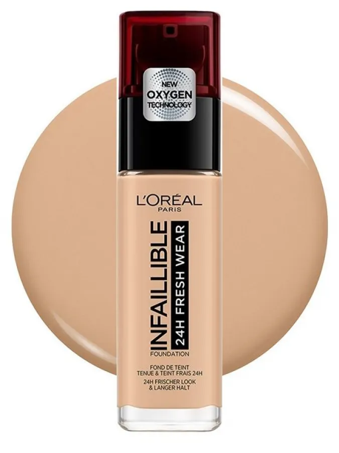 L'Oreal Infaillible 24H Fresh Wear 30ml #125 Natural Rose L'Oreal Infaillible 24H Fresh Wear 30ml #125 Natural Rose