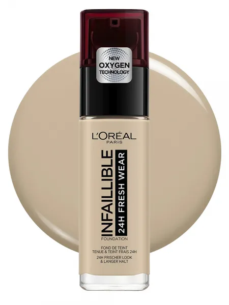 L'Oreal Infaillible 24H Fresh Wear 30ml #130 True Beige/ Cool Rose