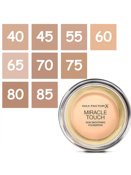 Max Factor Miracle Touch Foundation 11,5gr (40 Creamy Ivory)