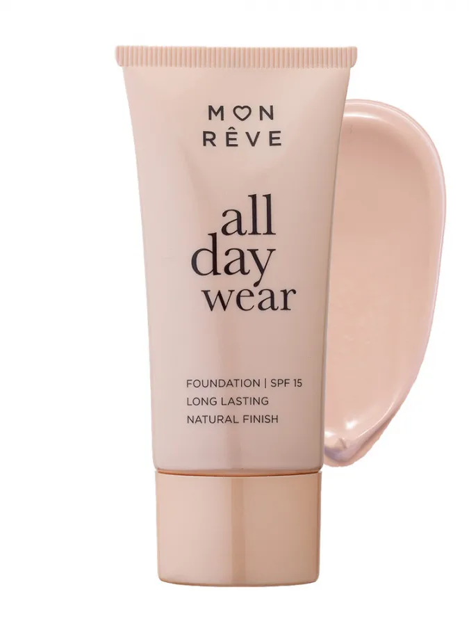 Mon Reve All Day Wear Foundation 30ml - Μακράς Διάρκειας & Φυσικό Ματ #101