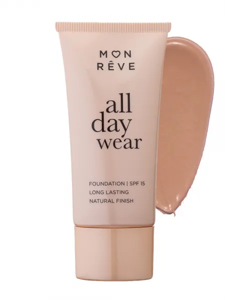 Mon Reve All Day Wear Foundation 30ml - Μακράς Διάρκειας & Φυσικό Ματ #106
