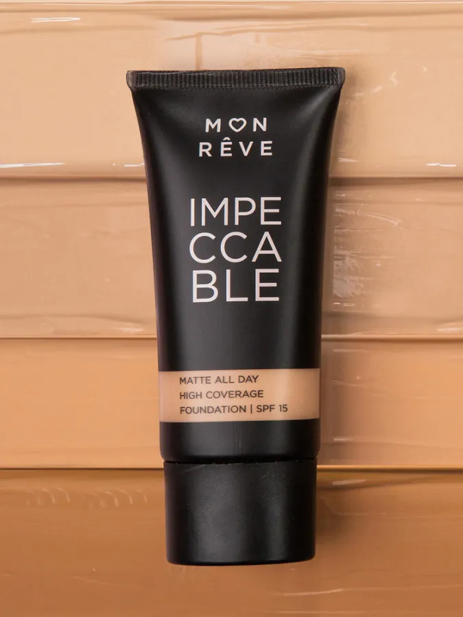Mon Reve Impeccable Foundation 30ml - Υψηλή Κάλυψη & Ματ Φινίρισμα #105
