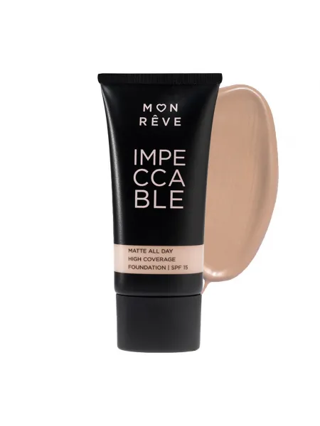 Mon Reve Impeccable Foundation 30ml - Υψηλή Κάλυψη & Ματ Φινίρισμα #103